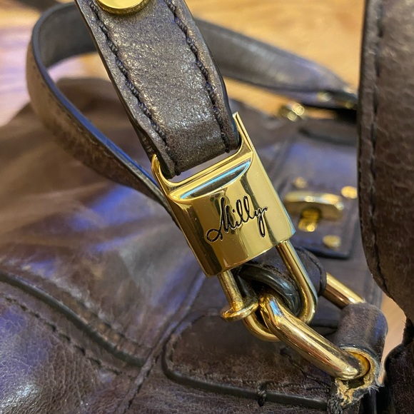 Milly designer Handbag w/ detachable long strap - Picture 5 of 10